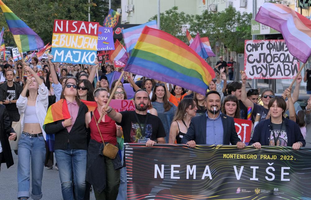 Montenegro holds pride march despite opposition from church
